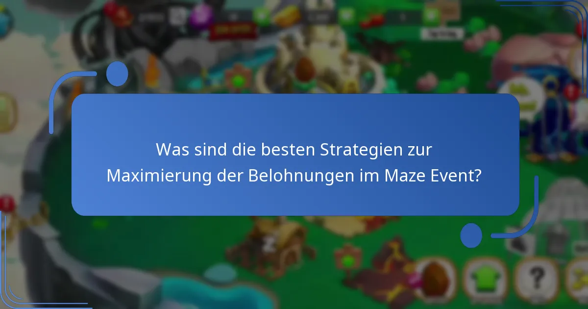 Welche exklusiven Gegenstände können die Spieler im Maze Event erhalten?